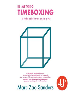 cover image of El método Timeboxing